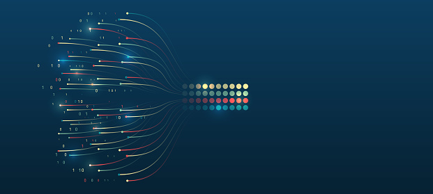 Visualization Of Sorting Data Abstract Processing Of Information Flow ...