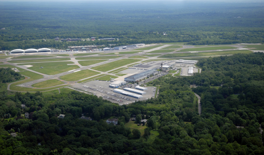 Small airport in New York