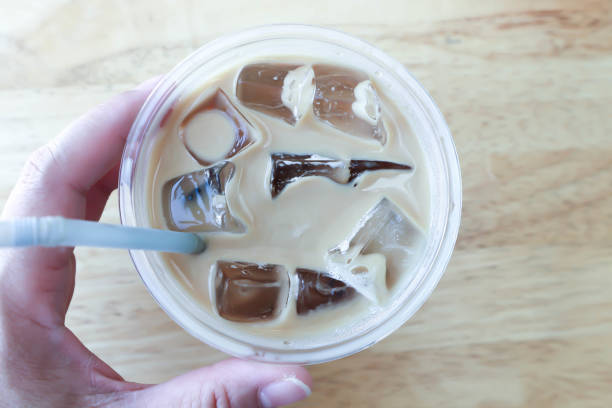 coffee , iced coffee or iced latte or mocha coffee for serve