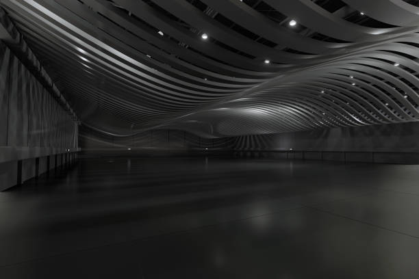 istock Empty hall exhibition centre.The backdrop for exhibition stands, booth,market,trade show.Conversation for activity,meeting.Arena for entertainment,event,sports.Indoor for Factory,showroom.3d render. 1467929679