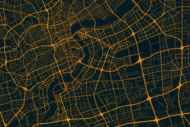 istock City Street Map 1467941547