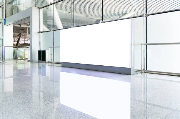 istock Blank billboard on the railroad station 1467945323