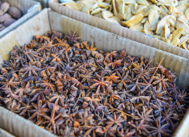 istock Star anise (Illicium verum) and anise seed 1467949817