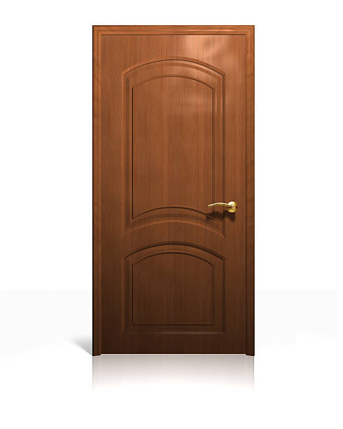 istock Cherry wood door 146795075
