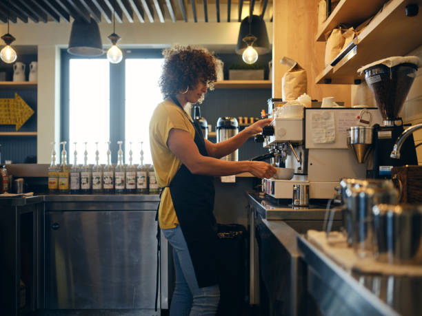 istock Customers and Employees in a Coffee Shop 1467951363
