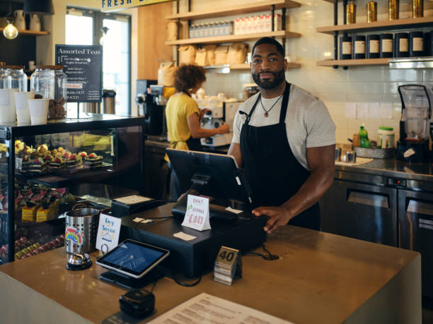 istock Customers and Employees in a Coffee Shop 1467951435