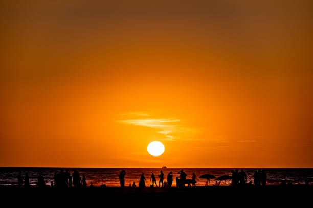 istock Sunset on the beach of Conil de la Frontera 1467951636