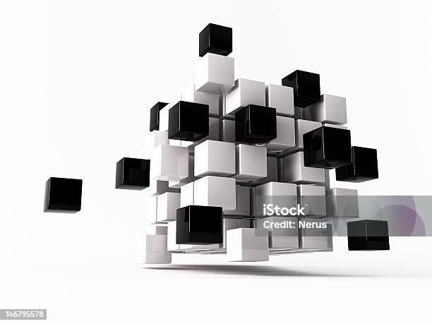 Cube Foto de stock y más banco de imágenes de Cubo blanco - Forma - Cubo blanco - Forma, Juegos de adivinanza, Blanco - Color