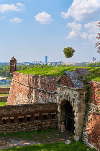 Belgrade Fortress - the old citadel and Kalemegdan Park at the confluence of the Sava and Danube rivers.
