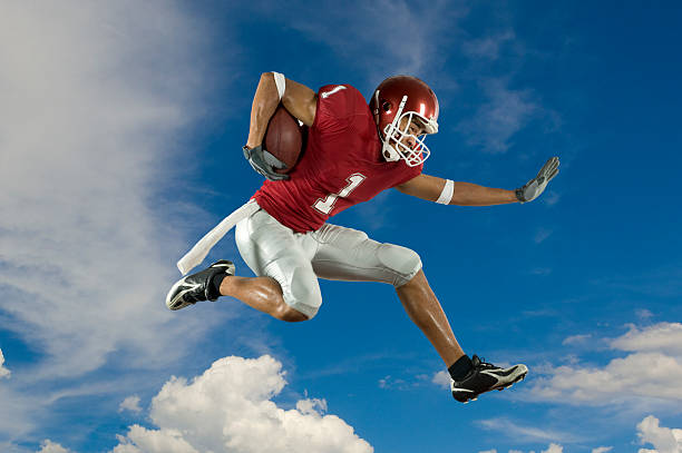 istock Football Runner with Clouds 146795711