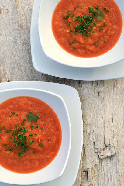 Pumpkin soup stock photo