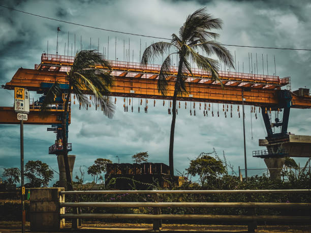 istock Build railway transportation with construction machinery 1467962393