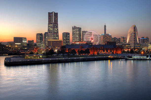 istock Yokohama skyline, Japan 146796244