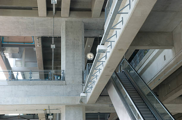 istock Structure of elevated train station in Bangkok 146796401
