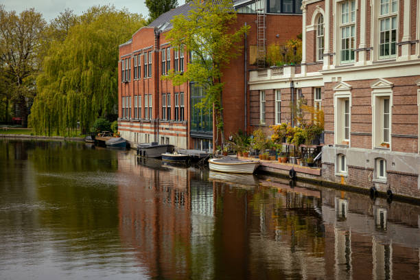 istock Awesome canal view in Amsterdam 1467969956