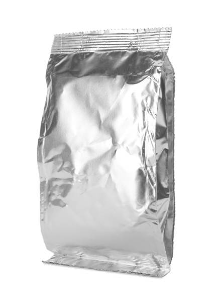 istock Blank foil package for products isolated on white 1467971085