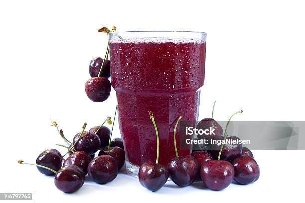 Cherry Juice Stock Photo - Download Image Now - Cherry, Cold Drink, Cut Out