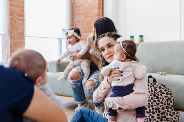 istock Young women with babies meet together for support 1467976222