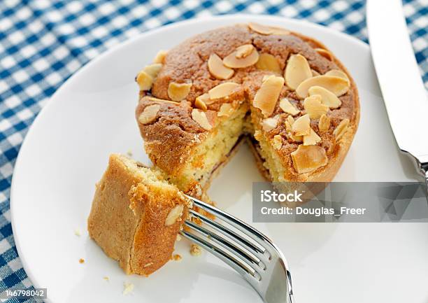 Home Made Bakewell Tart Stock Photo - Download Image Now - Almond, Baked, Cooked