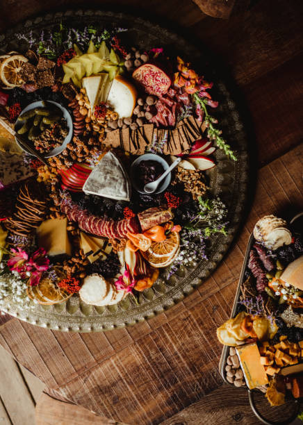 istock Charcuterie trays from above 1467980784
