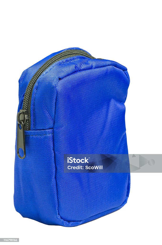 Bolsa azul Nylon - Royalty-free Acessório Foto de stock