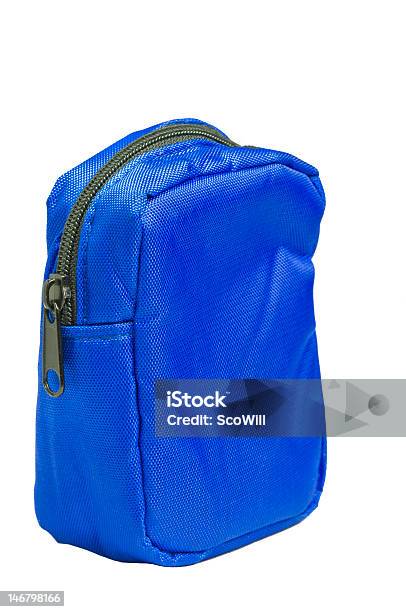 Bolsa Azul Nylon - Fotografias de stock e mais imagens de Acessório - Acessório, Azul, Bolso