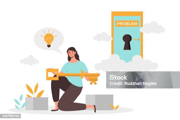 Problem Solving Concept Stock Illustration - Download Image Now - Adult ...