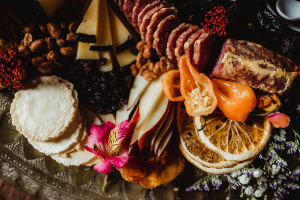 istock Close up of charcuterie board 1467983644