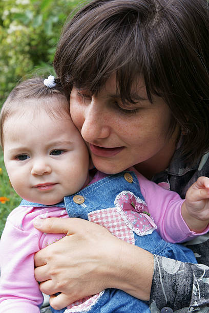 istock Happy mother with baby 146798412