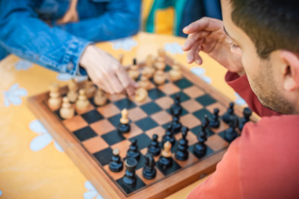 istock Let the game begin. Let's play a game of chess. 1467985676