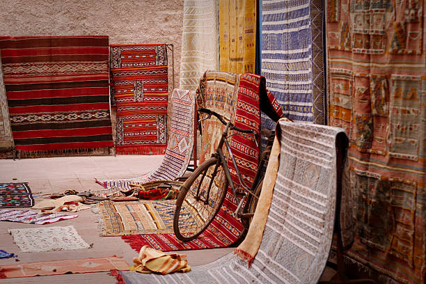 istock Bicycle in the carpet market 146799133