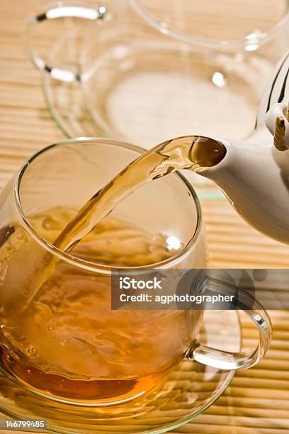 Tè - Fotografie stock e altre immagini di Acqua fluente - Acqua fluente, Bibita, Bicchiere