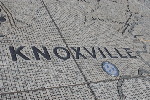 This is a map of Tennessee that is in downtown Nashville. This map has all the rivers, towns and roads of Tennessee.