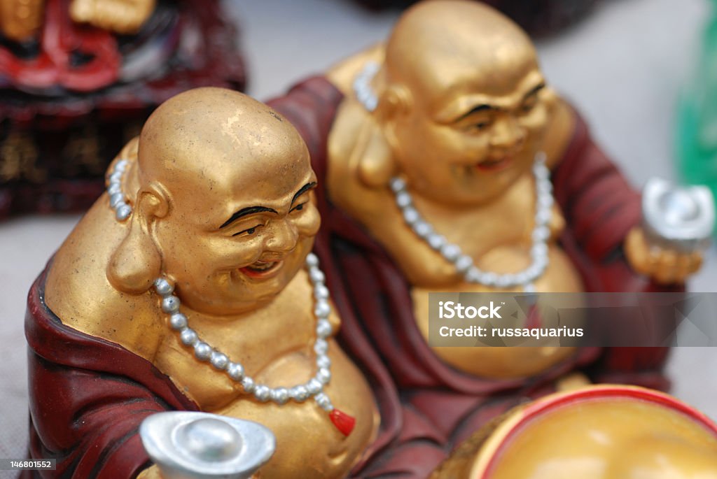 Dois Laghing Budas - Foto de stock de Bairro chinês royalty-free