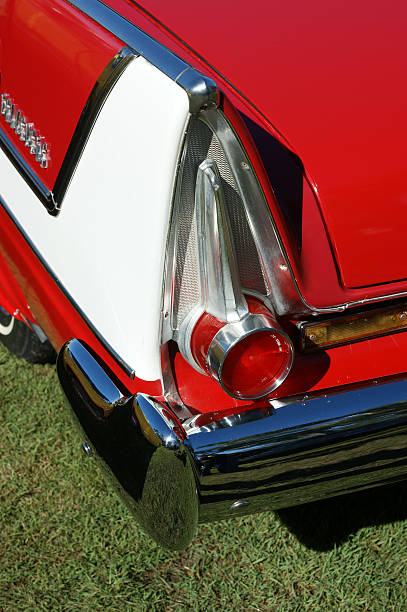 istock Rear light of a 50's restored car 146802133
