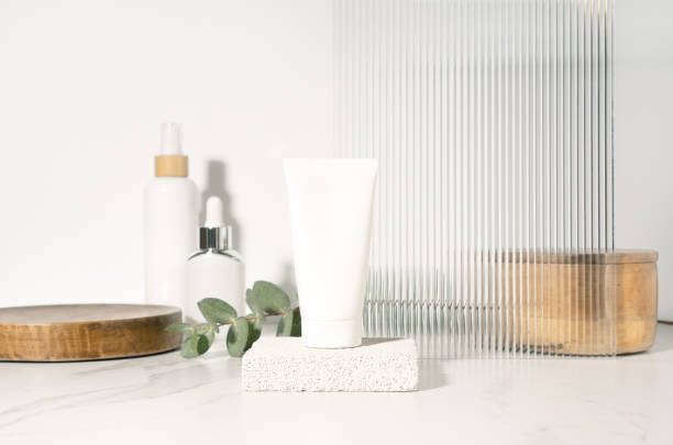 istock White tube mockup for cosmetics product presentation on a bathroom table. 1468024585