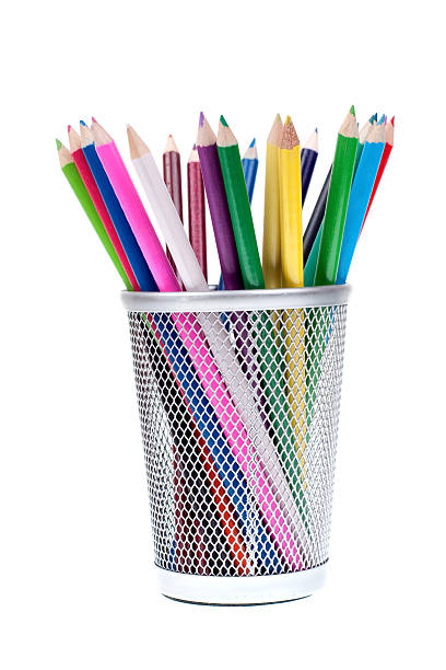 istock Basket full of crayons 146802602