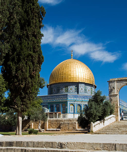 istock Mosque in Jerusalem with the copper roof 146803124