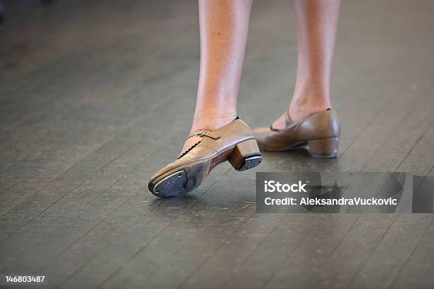 Tap Dance Shoes Stock Photo - Download Image Now - Tap Dancing, Tapping, Brown
