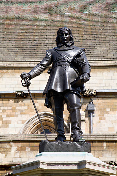 istock London - Oliver Cromwell lamdmark 146803575