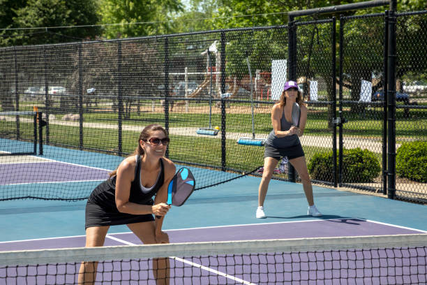 istock Pickleball Player Prepares to Return Serve 1468037457