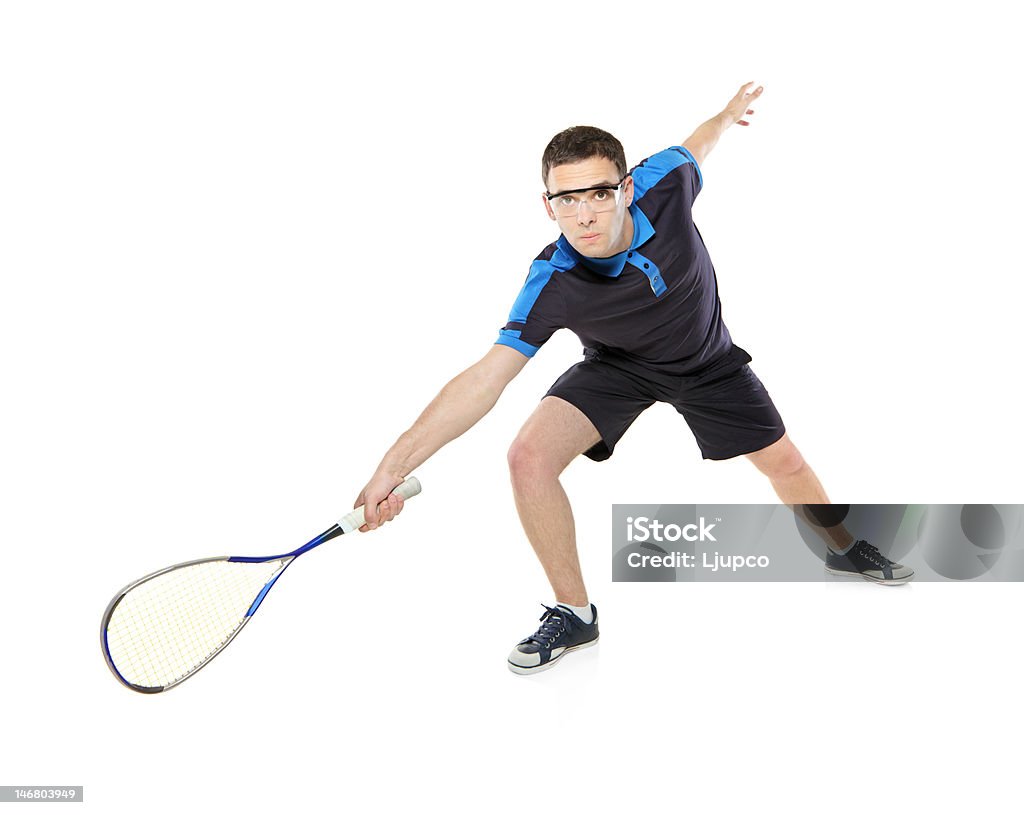 Giocatore di Squash - Foto stock royalty-free di Sport