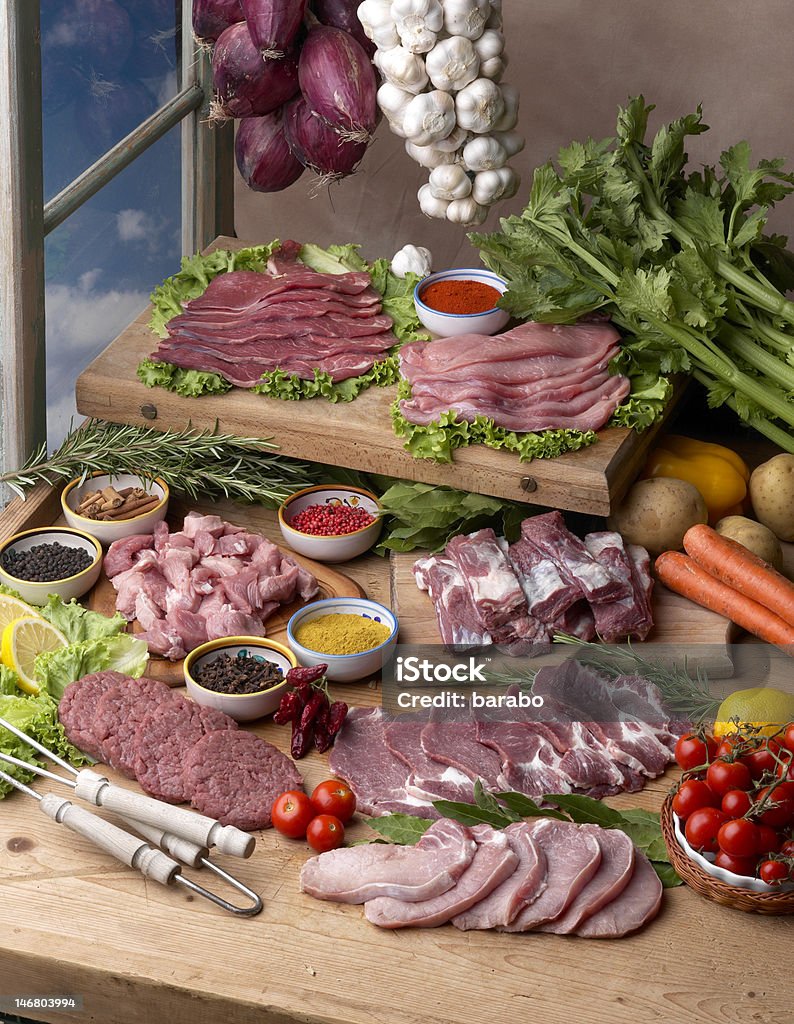 Carne - Foto de stock de Alho royalty-free