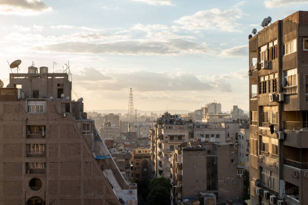 istock Apartment Buildings in Cairo during Sunset 1468042673