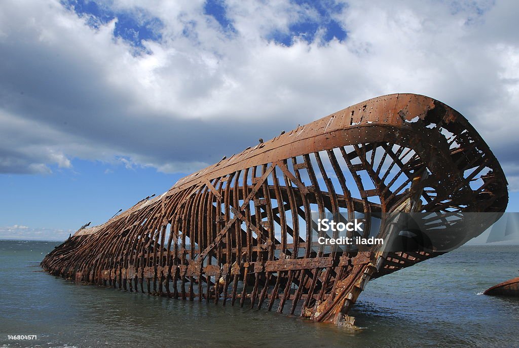 Shipwreck in Patagonien, Chile. - Lizenzfrei Alt Stock-Foto