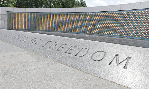 istock Golden Stars World War II Memorial 146804940