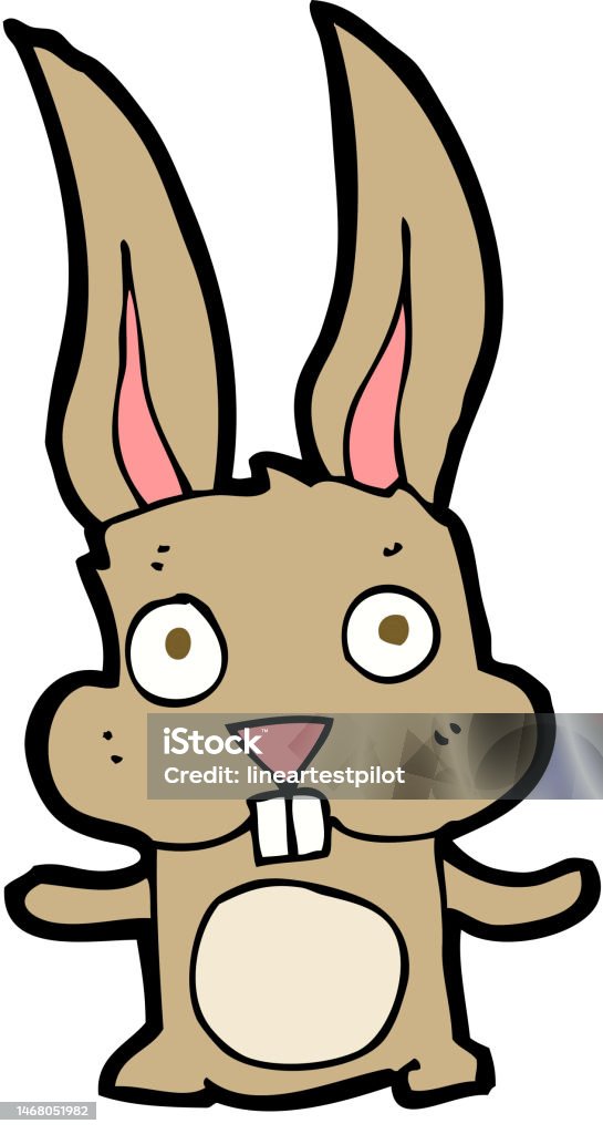 Giant Rabbit Cartoonstock Cartoon Rabbit Stock Illustration - Download Image Now - Animal, Art ...