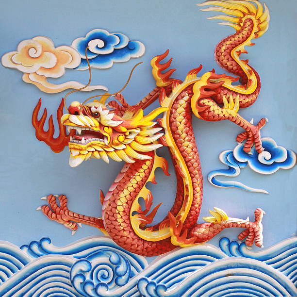 istock colorful chinese dragon 146805460