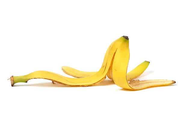 Banana Skin stock photo