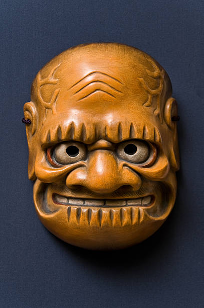 istock Japanese Traditional Face Mask 146805904